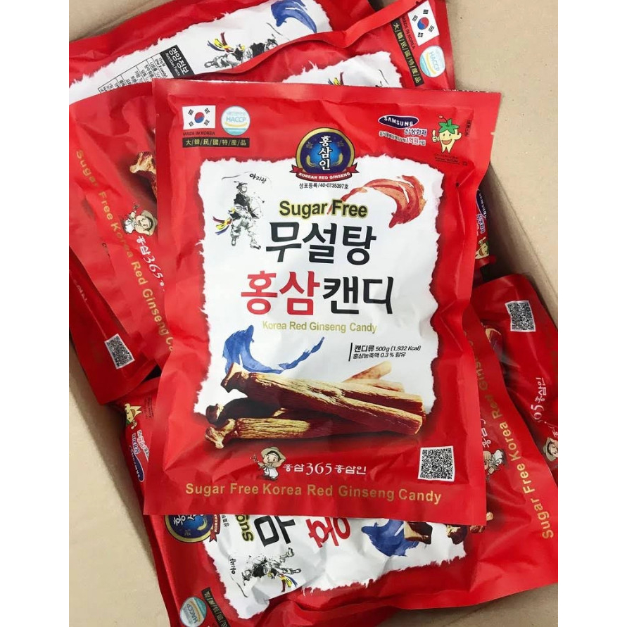 KẸO SÂM KHÔNG ĐƯỜNG HÀN QUỐC 500G