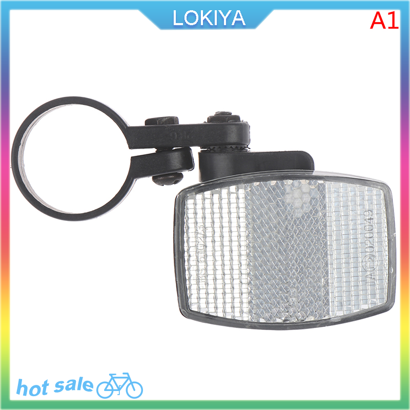 LOKIYA 1 chiếc đèn phản quang gắn tay lái xe đạp đèn phản quang cảnh báo phía trước phía sau xe đạp