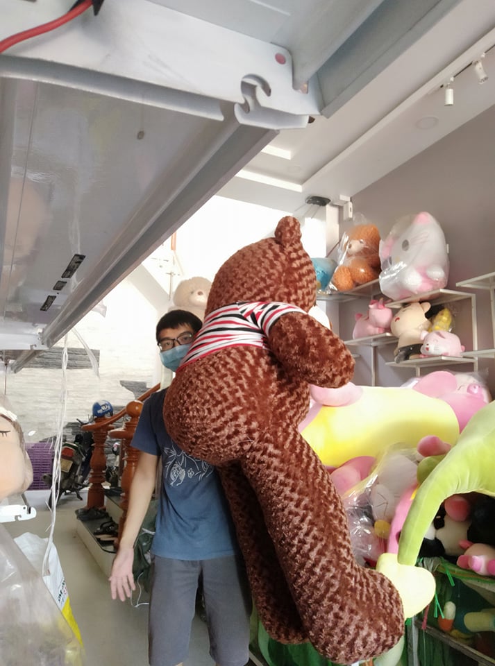 Gấu bông teddy size 1m85-1m9