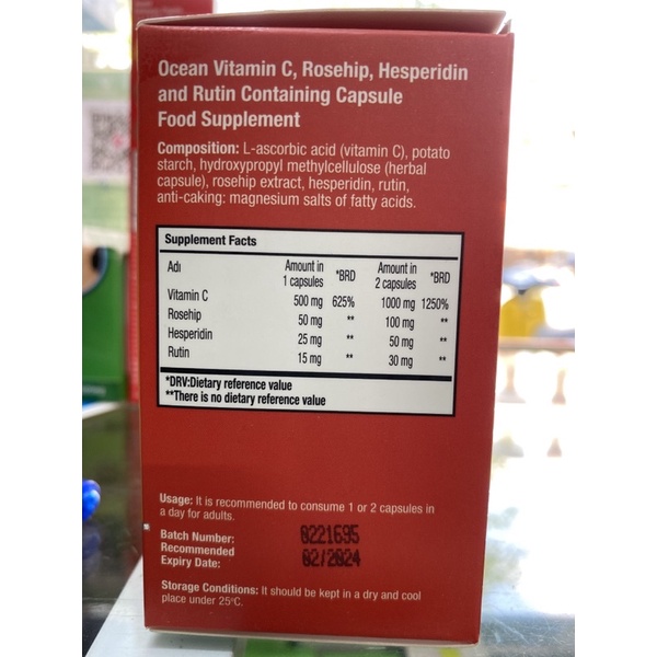 OCEAN VITAMIN C BỔ SUNG VITAMIN C