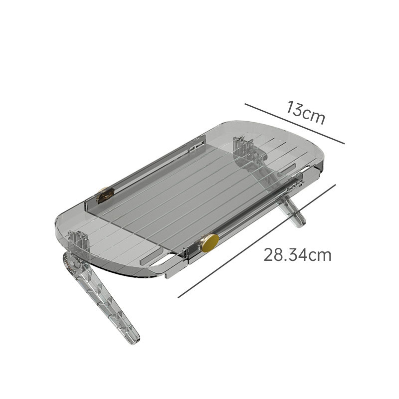 Hole-free TV set-top box storage rack monitor computer screen storage bracket sub-router hanger save space