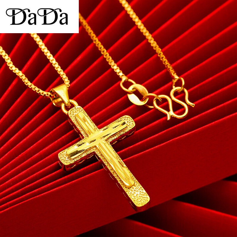 Dây Chuyền Mạ Vàng 18k Mặt Thánh Giá