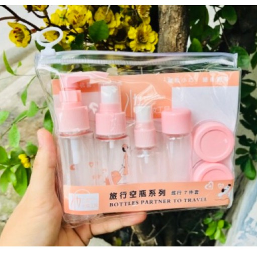 Bộ chiết mỹ phẩm 6 món mini