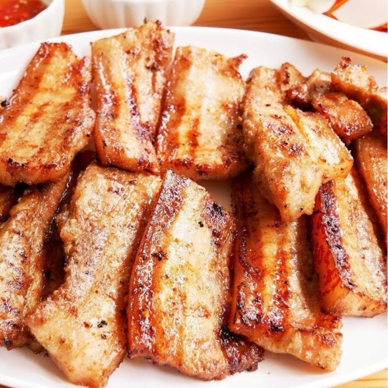 Ba Rọi Heo Thái Lát khay 350g (giao tphcm)