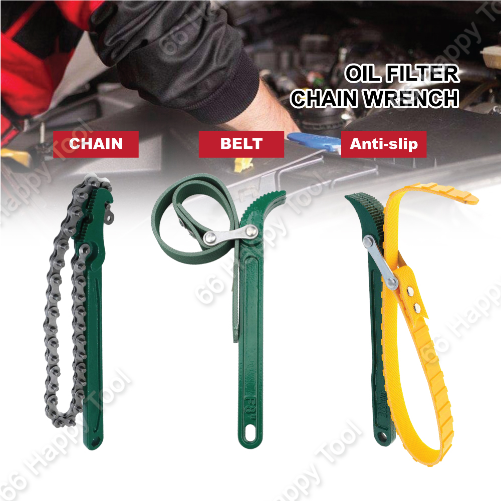Filtration Wrench Oil Filter Wrench Remover 6Inch 9Inch 12Inch 3 Belt
