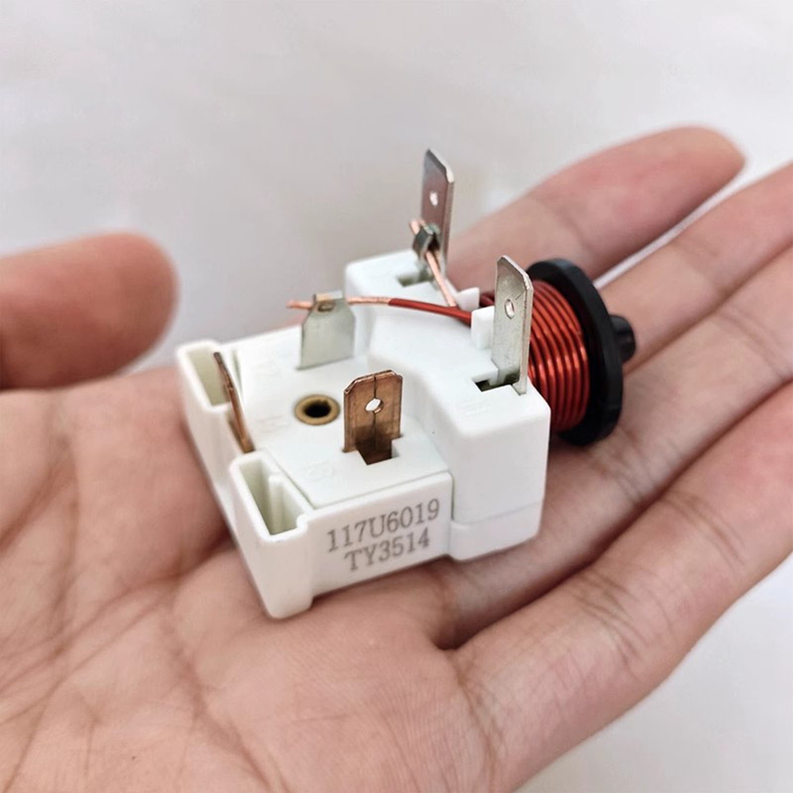 Replacement 117u6019 heavy hammer starter 117u5017 80uf capacitor for refrigerator freezer danfoss compressor sc15 21 sc18g repair part