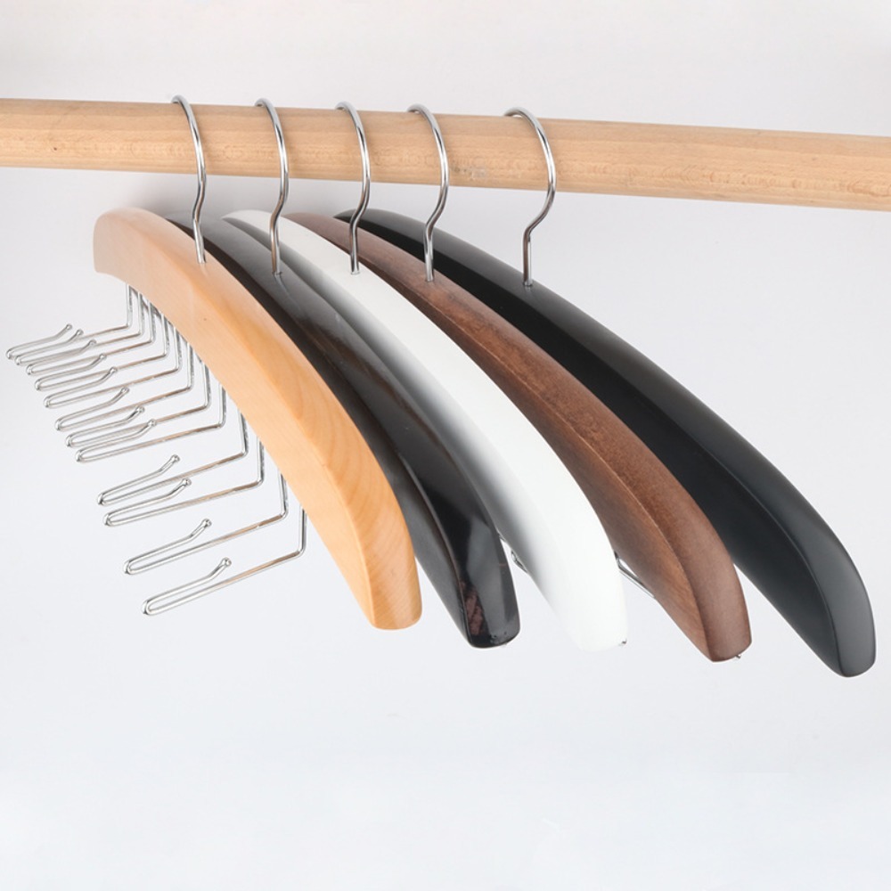 CHARDRUSHRU Multi-Function Rack Organizer with 24 Hooks Save Much Space Necktie Tie Hanger Belt Holder