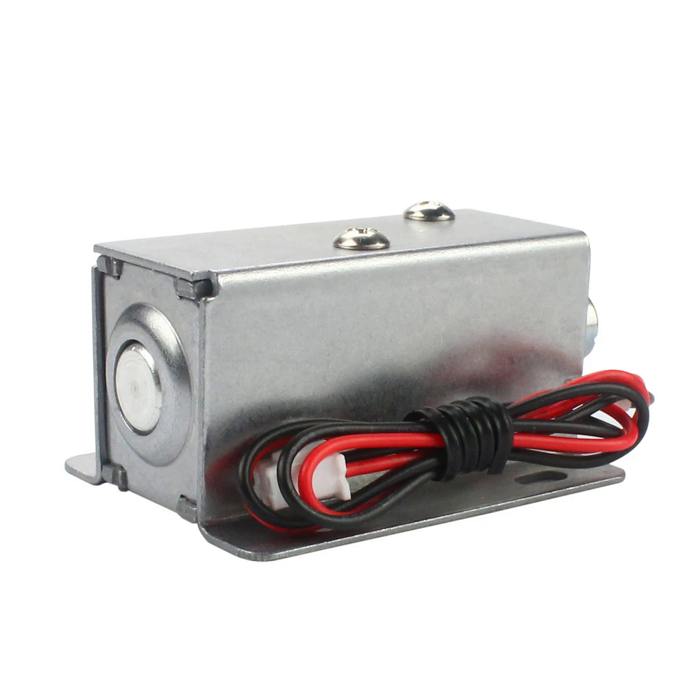 Dc12v24v điện nhỏ Bolt khóa thường mở khóa cửa mini điện từ khóa điều khiển điện khóa