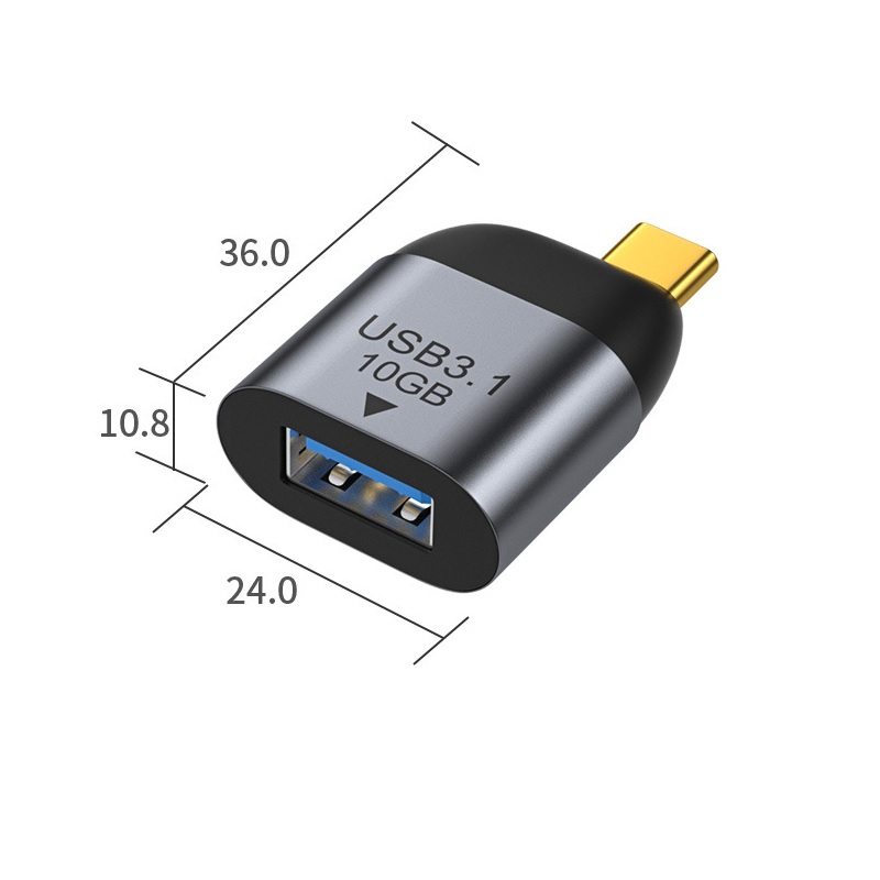 Usb C để Usb 3 1 Bộ Chuyển đổi Otg Usb Nam để Loại C Bộ Chuyển đổi Cái Cho Pc đĩa Cứng Máy Tính