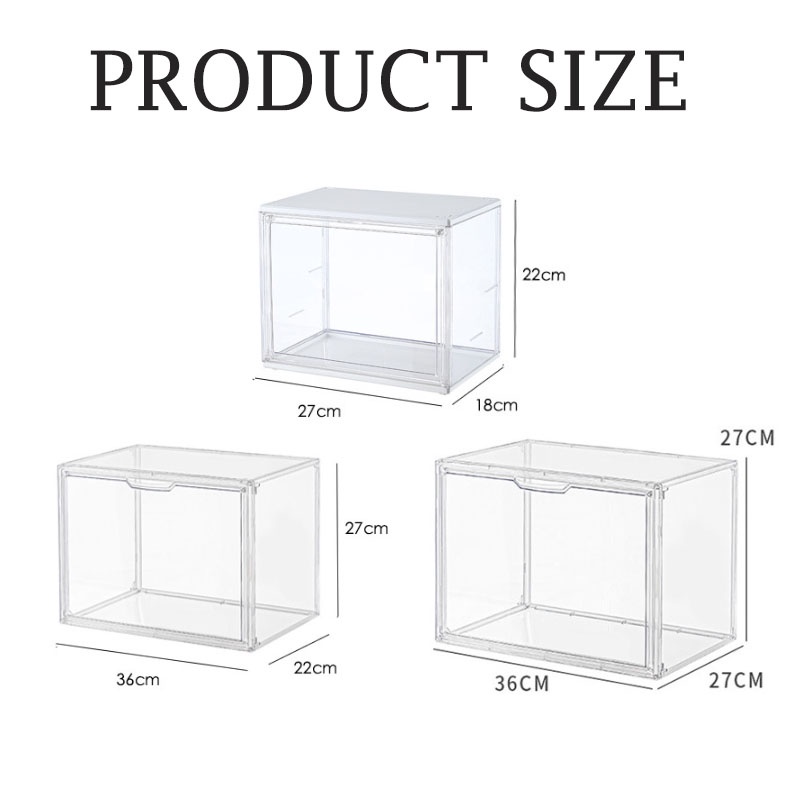 Transparent Storage Box Acrylic Display Box Handbag Storage Organizer