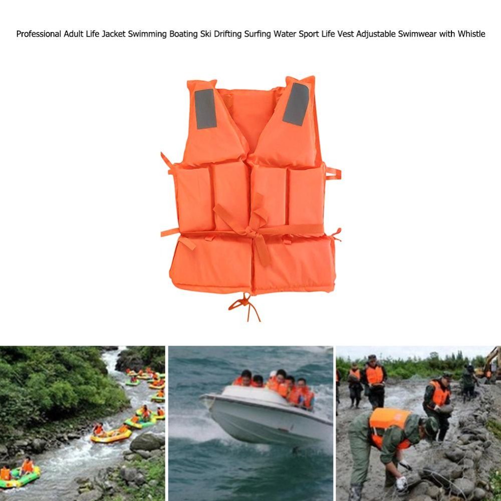 Children Survival Whistle Adults Life Jacket Lifesaving Buoyancy Aid ...