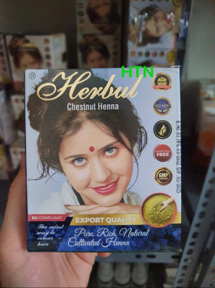 🍏💐 Bột nhuộm tóc thảo dược phủ bạc - herbul henna 60g🍏💐