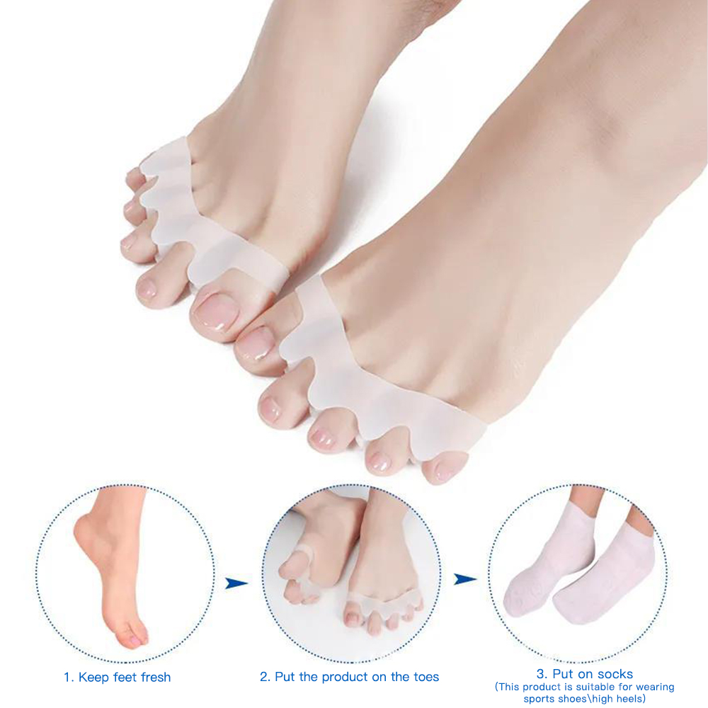 Wenefang%20Fashion%201Pair%20Silicone%20Toes%20Separator%20Bunion%20Bone%20Ectropion%20Adjuster%20Toes%20Outer%20Appliance%20Foot%20Care%20Tools%20Hallux%20Valgus%20Corrector%20-%20Image%203