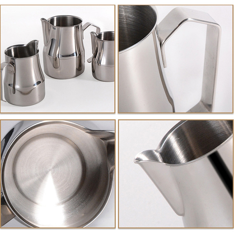 Ca đánh sữa mỏ vịt  inox 304 - Dụng cụ barista