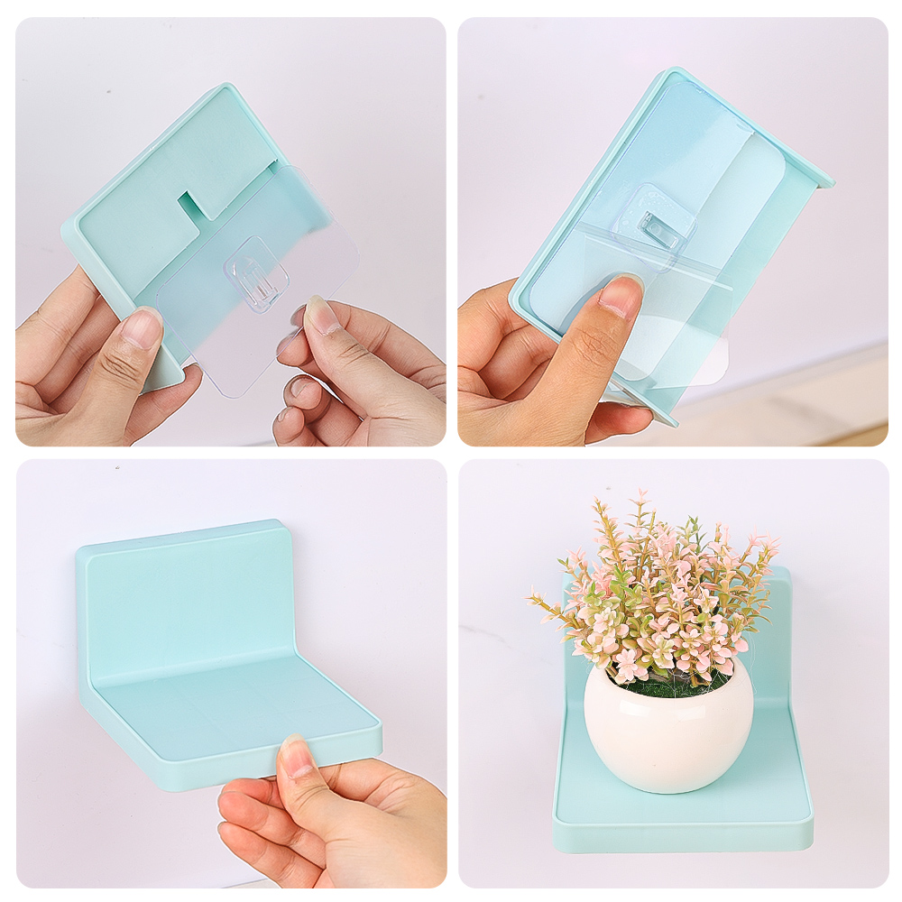 Giá lưu trữ chống đục lỗ đa chức năng kệ treo tường phòng tắm nhà bếp
