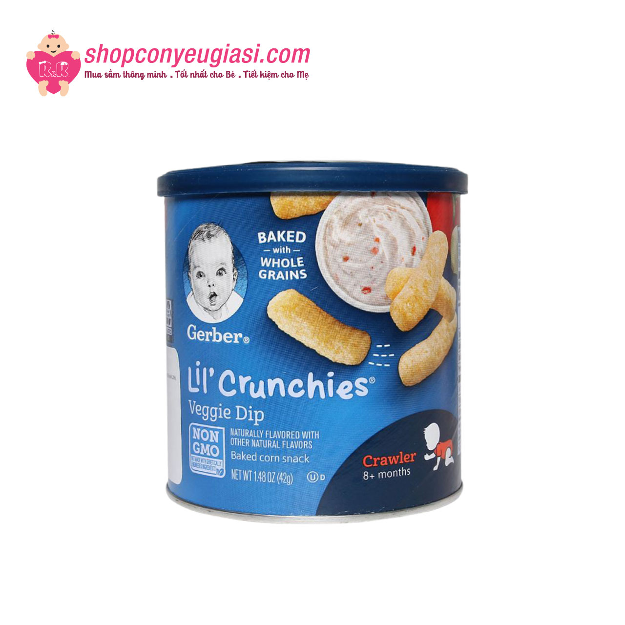 Bánh ăn dặm Gerber lùn 49g