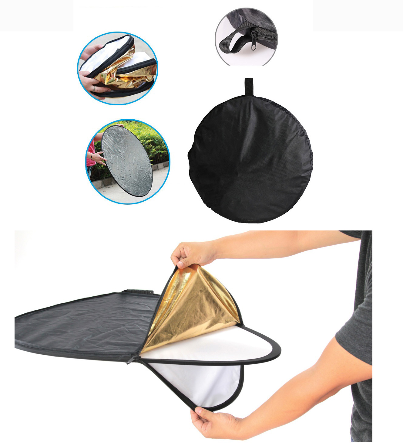 Tấm hắt sáng cho máy ảnh 5 in 1 ( 60cm)