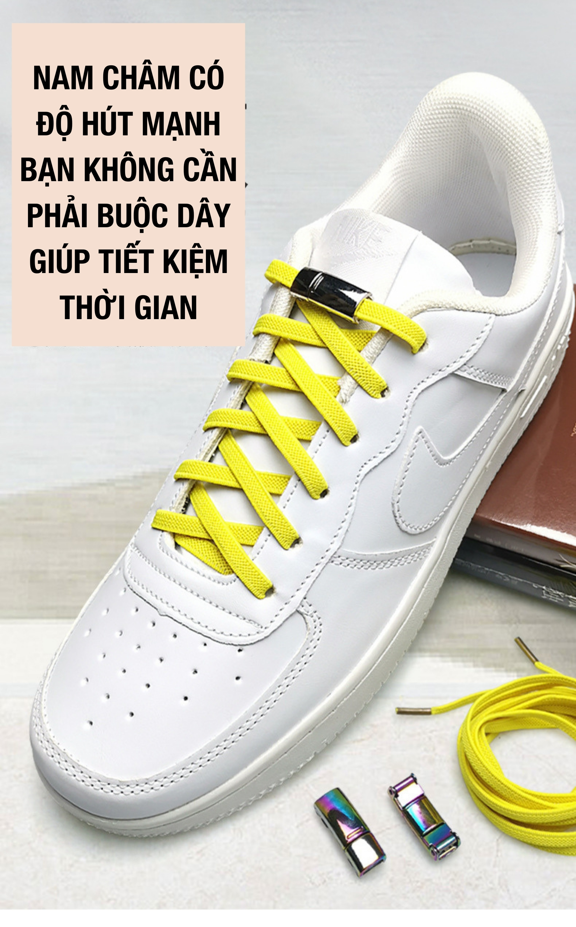 [3-5/8 Hoàn Tiền 25%]Dây Giày Nam Châm Thể Thao.dây giày thông minh
