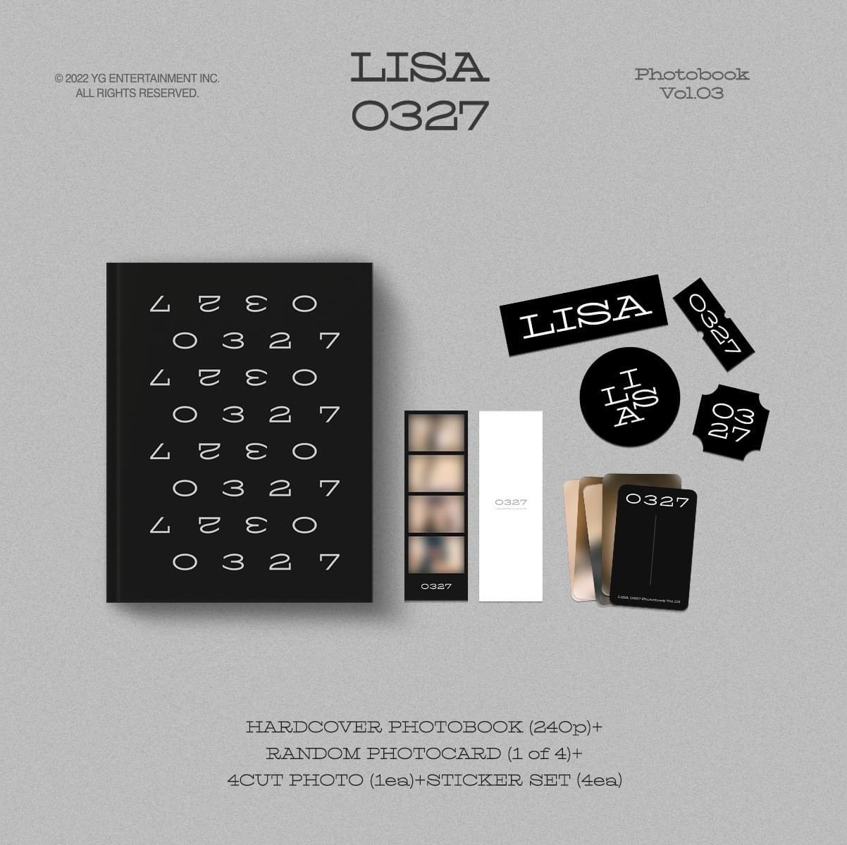 Bộ Photobook Lisa Vol 3 0327