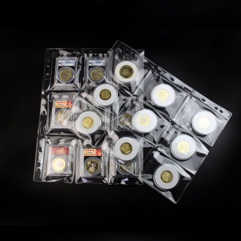 9/12%20Grids%20Classic%20Plastic%20Coin%20Holder%20Sheet%20Storage%20Collection%20Money%20Album%20Case%20For%20Collection%20Album%20Photo%20Storage%20JINBING%20-%20Image%205