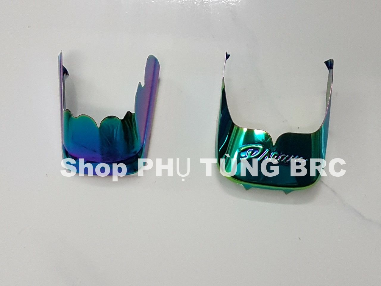 Bộ ốp mỏ dè titan trước, sau xe DREAM.