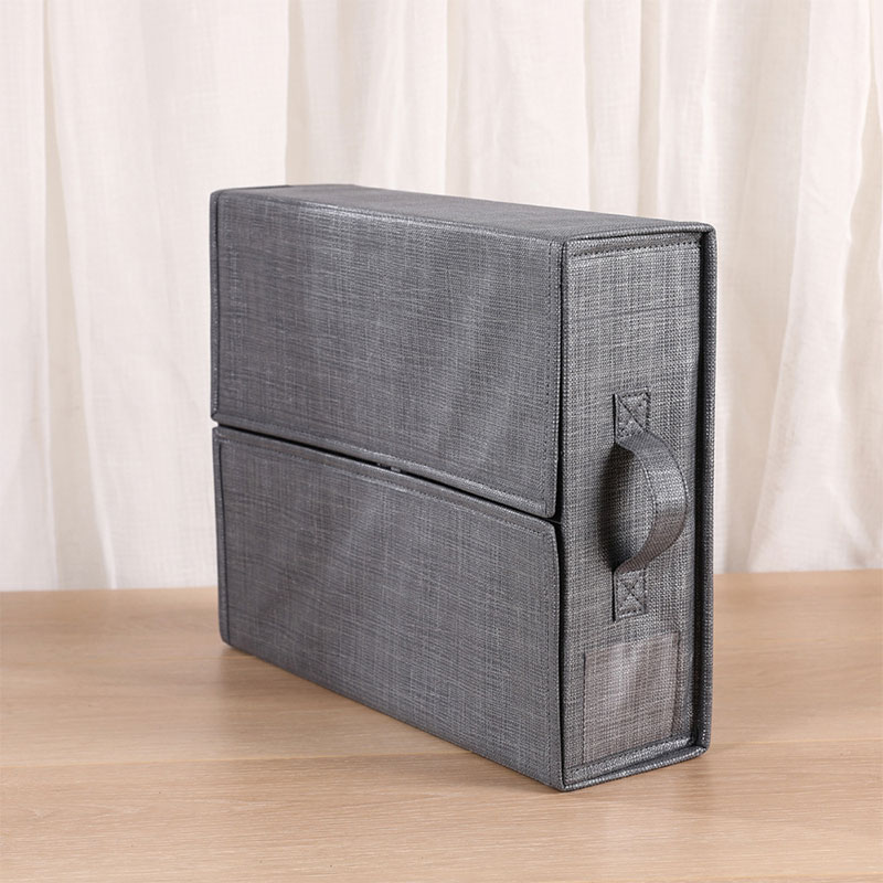 Foldable bedding and bed sheet storage box, multifunctional, washable cotton and linen storage box
