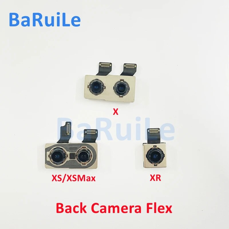 BaRuiLe 1pcs Back Camera Flex Cable for iPhone 7 8 Plus 11 12 Pro Max X ...