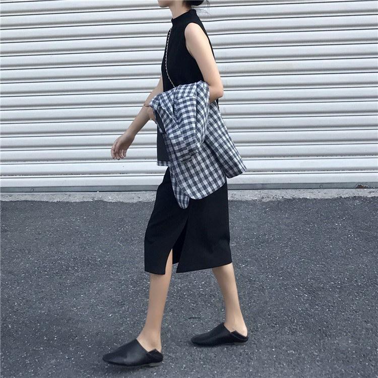 Đầm Thời TRang Cổ Lọ Sát Nách