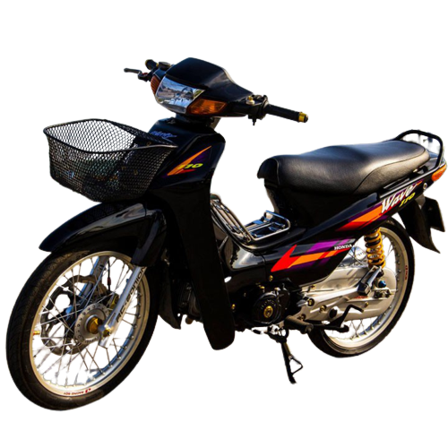 ( Tặng Tem +ốc  ) Bộ vỏ nhựa -  Dàn áo xe Wave Thái - ZX- Alpha - Wave nhỏ 110 đời 2000 - 2005 màu Đen - nhựa trắng nguyên sinh ABS LOẠI 1