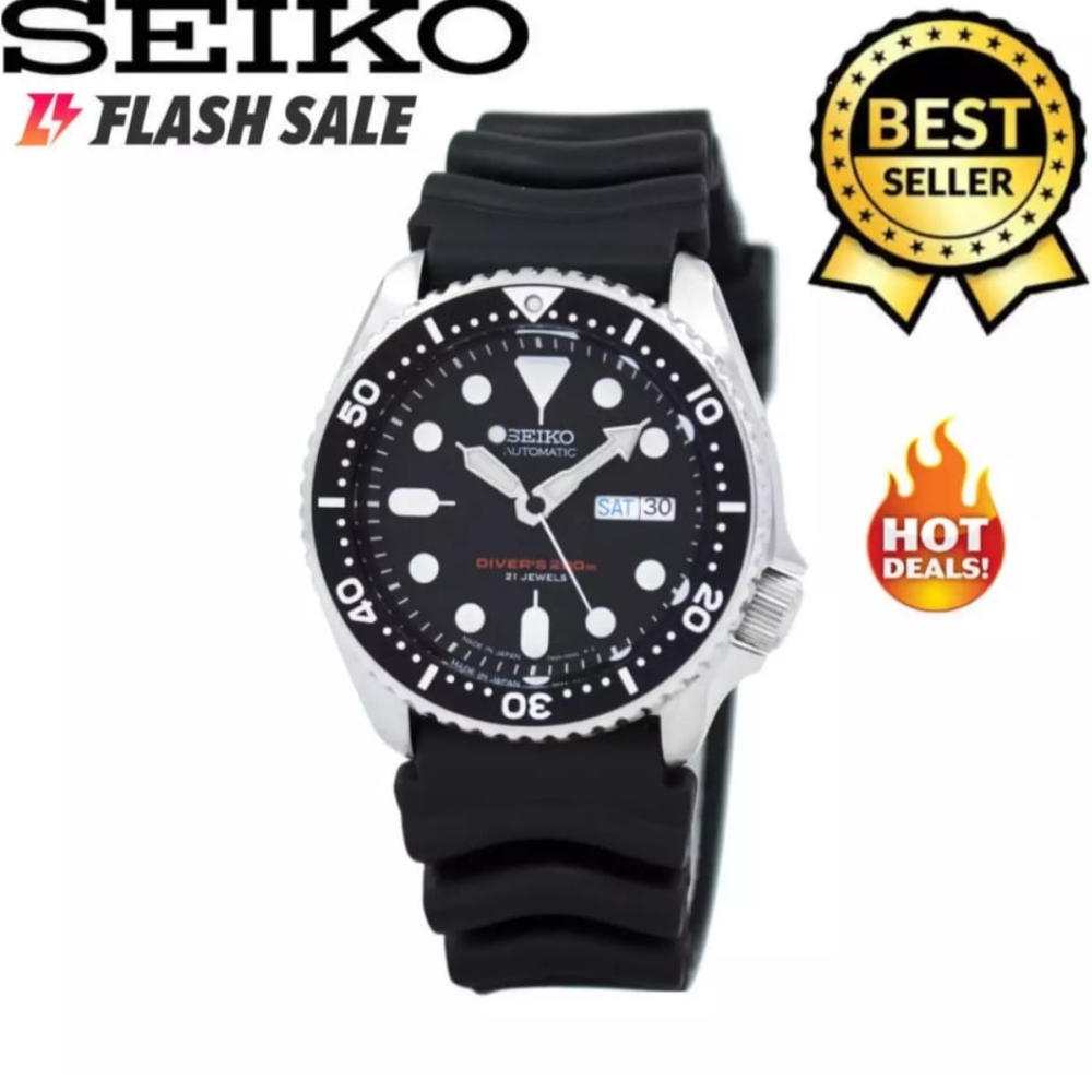 Seiko 5 Automatic 100MM Divers Watch for MEN with Day & Date Japan Movement  Sports Watch Waterproof | Lazada PH