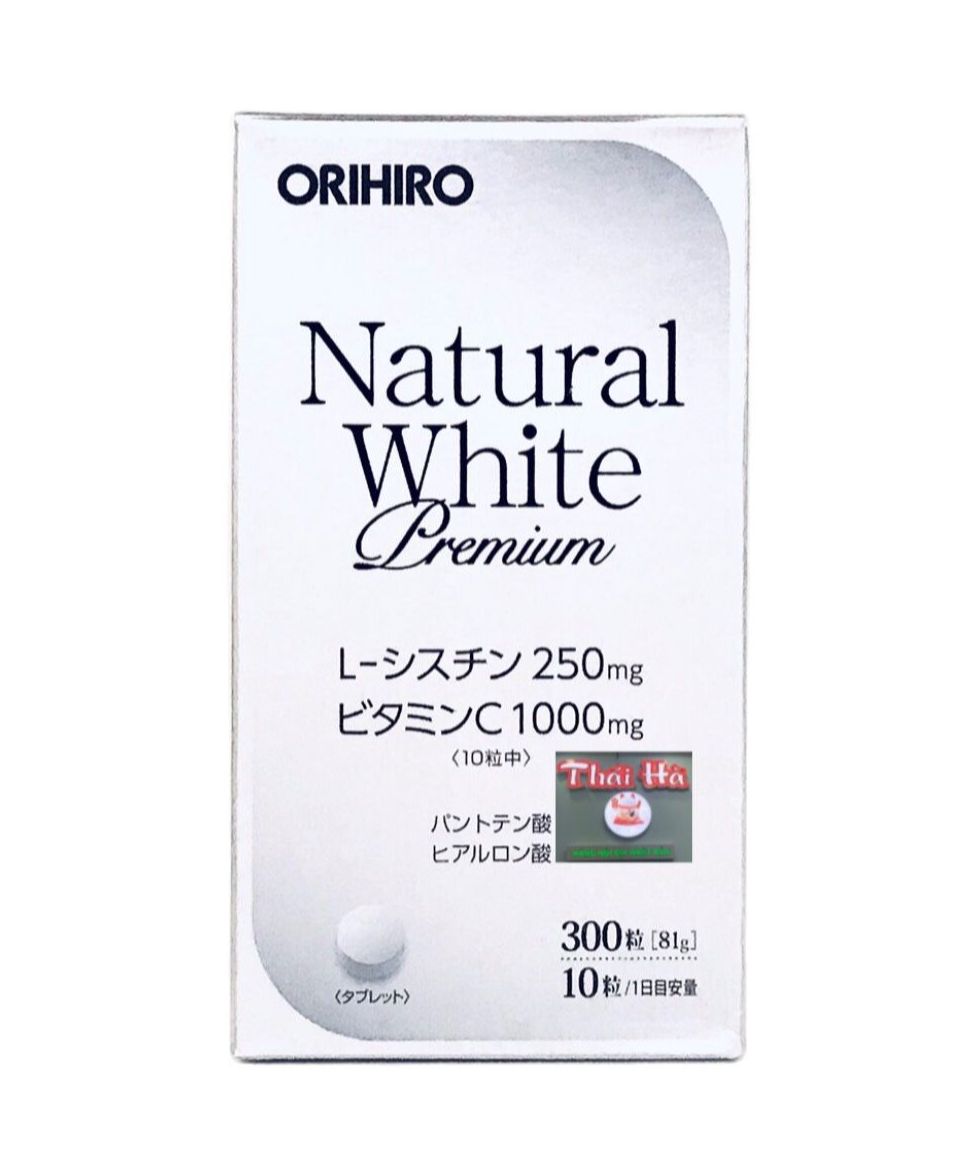 Viên Uống Natural White Premium Orihiro 300 Viên Giúp Làn Da Trắng Sáng thumbnail