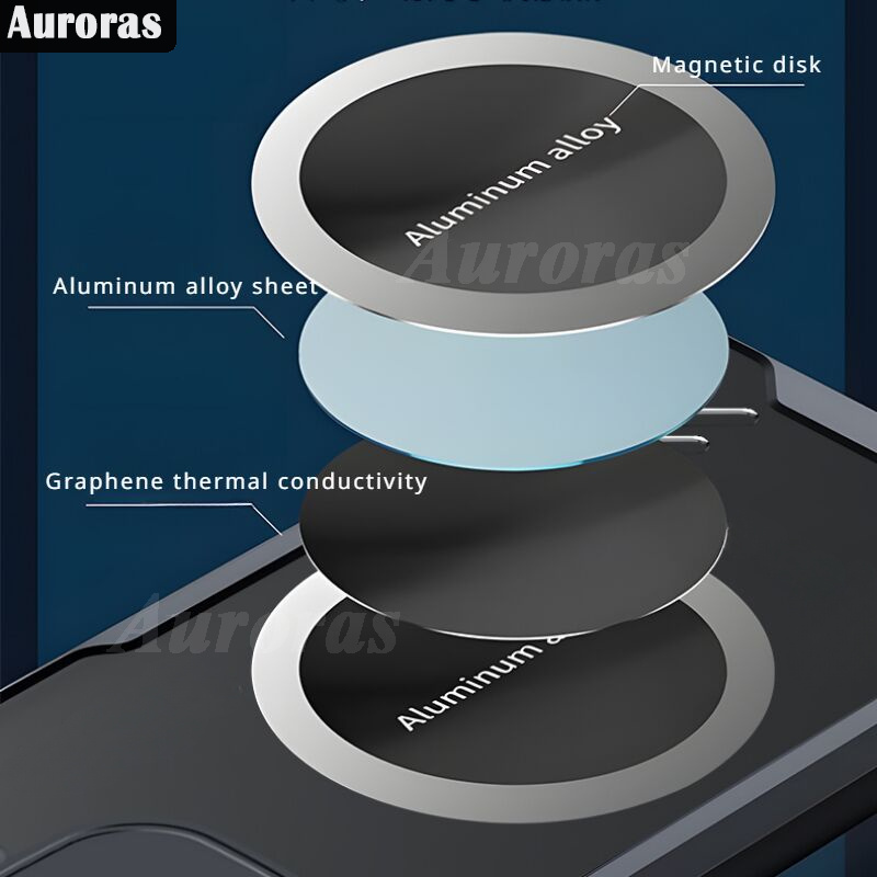 For infinix Hot 50 Pro Plus Phone Case Ultra Thin Clear Transparent Car Navigation Matel Radiating Ring Soft Air Cushion Shockproof Armor Cover for infinix Hot 50 Cover Casing HP.