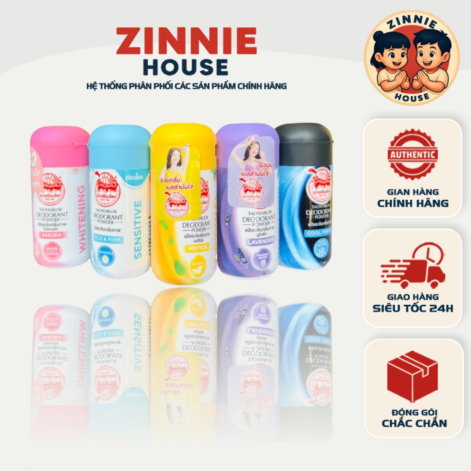 [CHÍNH HÃNG] Phấn Khử Mùi Con Rùa Taoyeablok Deodorant Powder Thái Lan 22gr