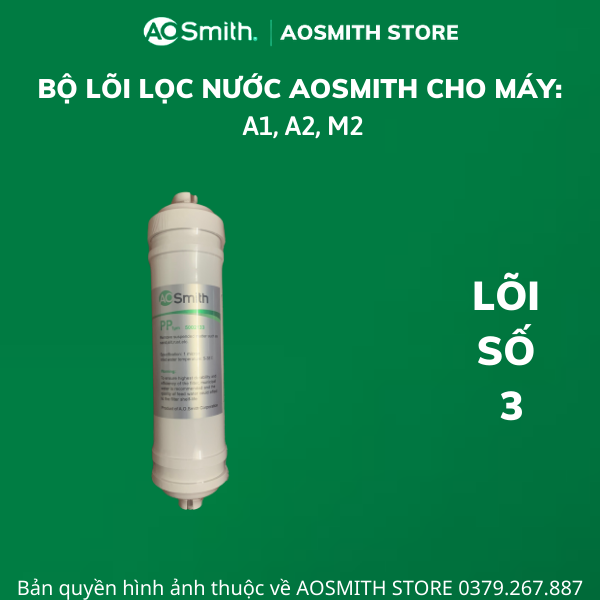 Lõi lọc nước Aosmith dùng cho máy A1, A2, M2