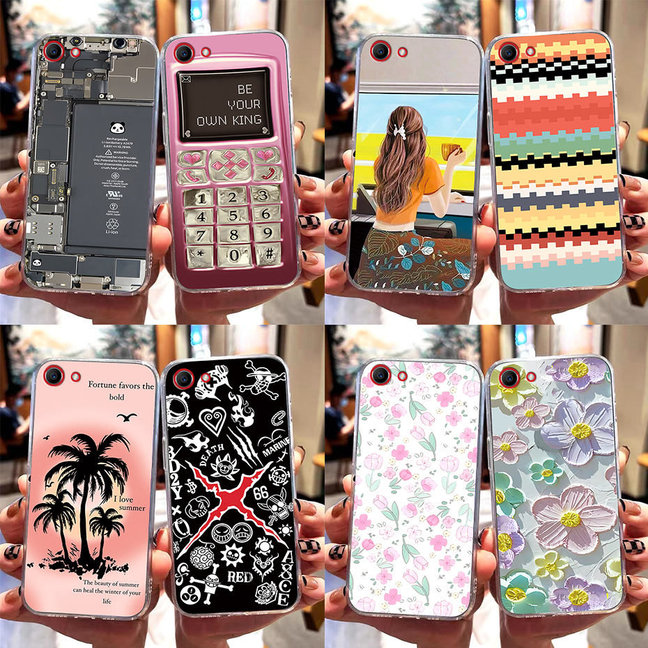 For oppo f7 youth case new design 2023 pattern soft silicone protective back cover for oppo f7 youth f7youth casing 6.0''