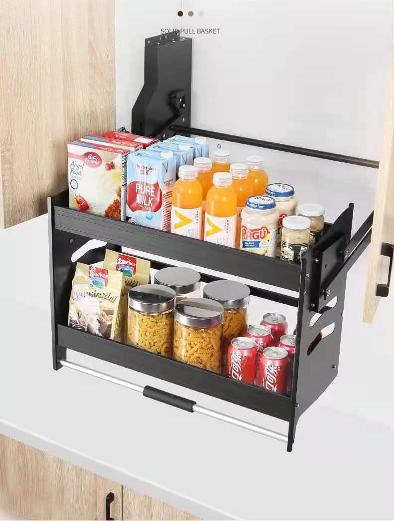 Pull Down Condiments Rack / Condiments Organizer / Kitchen Rack