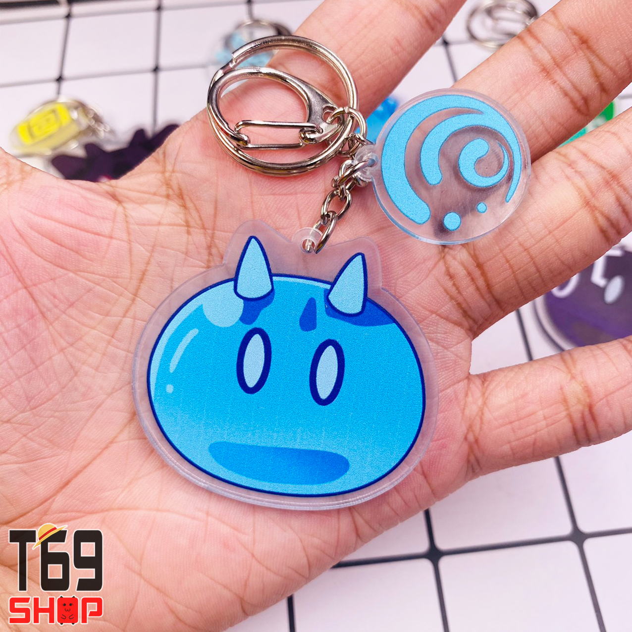 Móc khóa mica game Genshin Impact - Slime [T69 Shop]