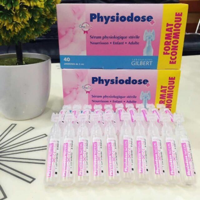 Fysoline - Nước muối sinh lý Pháp - Vệ sinh mắt, mũi, miệng cho bé