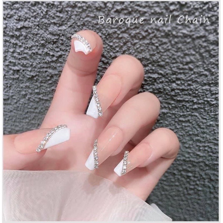 Đá dây trang trí móng, đá dây mảnh, đá dây trang trí nail