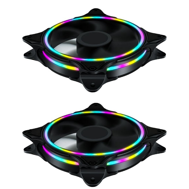 【UrbanNomad】120mm LED Case Fan Silent Fan for Computer Cases CPU ...