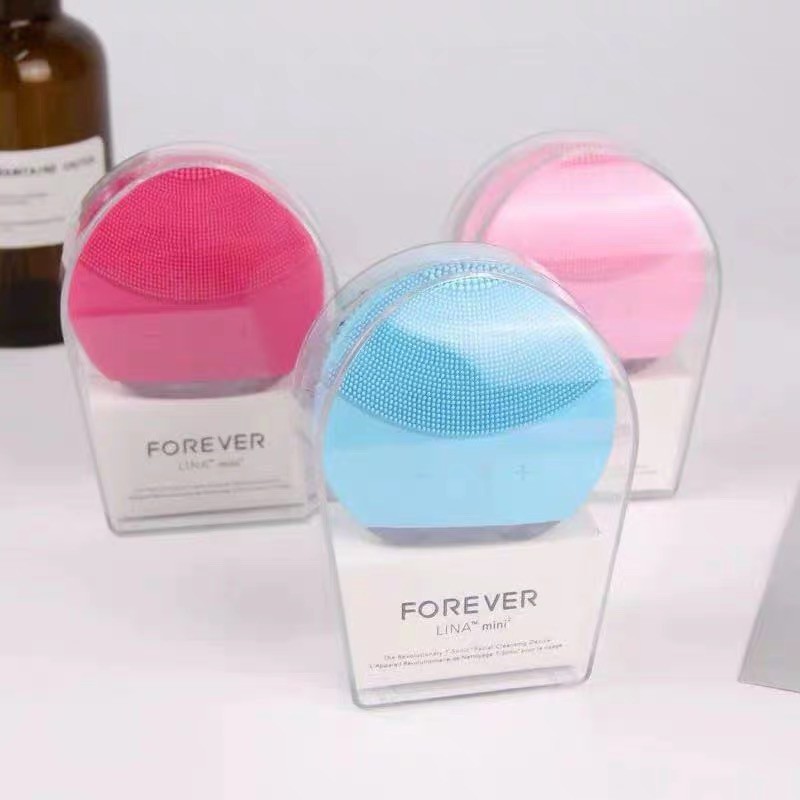 Máy rửa mặt chăm sóc da mặt T-sonic .Máy rửa mặt CAO CẤP Foreo Luna - Hàng nhập khẩu - Đầu silicone giúp làm sạch hiệu quả
