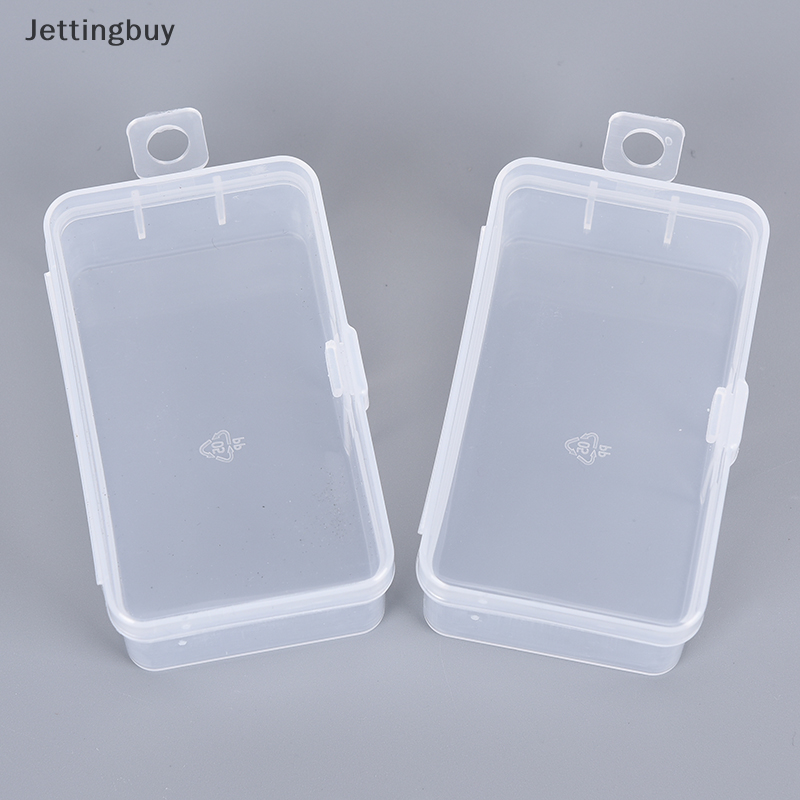[Jettingbuy] Flash Sale 1 hộp đựng đồ hộp đựng kẹo vật liệu PP nhựa trong suốt đựng chip nhỏ