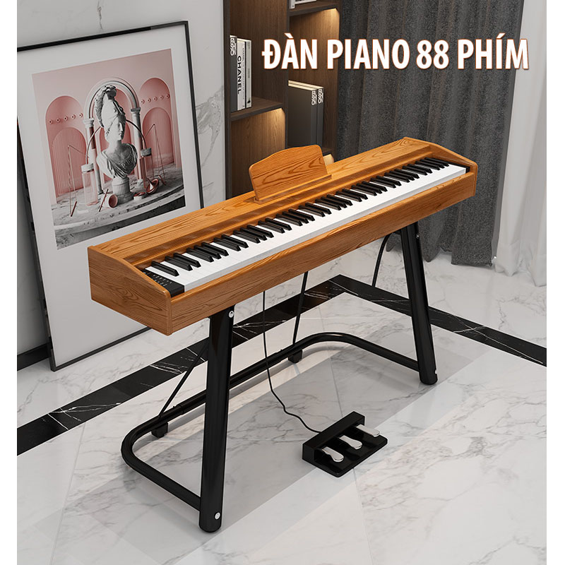 Đàn Piano Gỗ Đàn Organ Điện Tử Electronic Keyboard Đàn 88 Phím - Đàn Điện Cho Người Lớn Trẻ Em