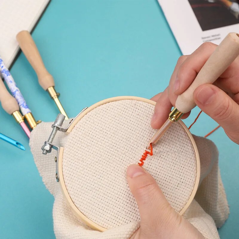 Embroidery Kit for Adult Beginner with Instructions Containing