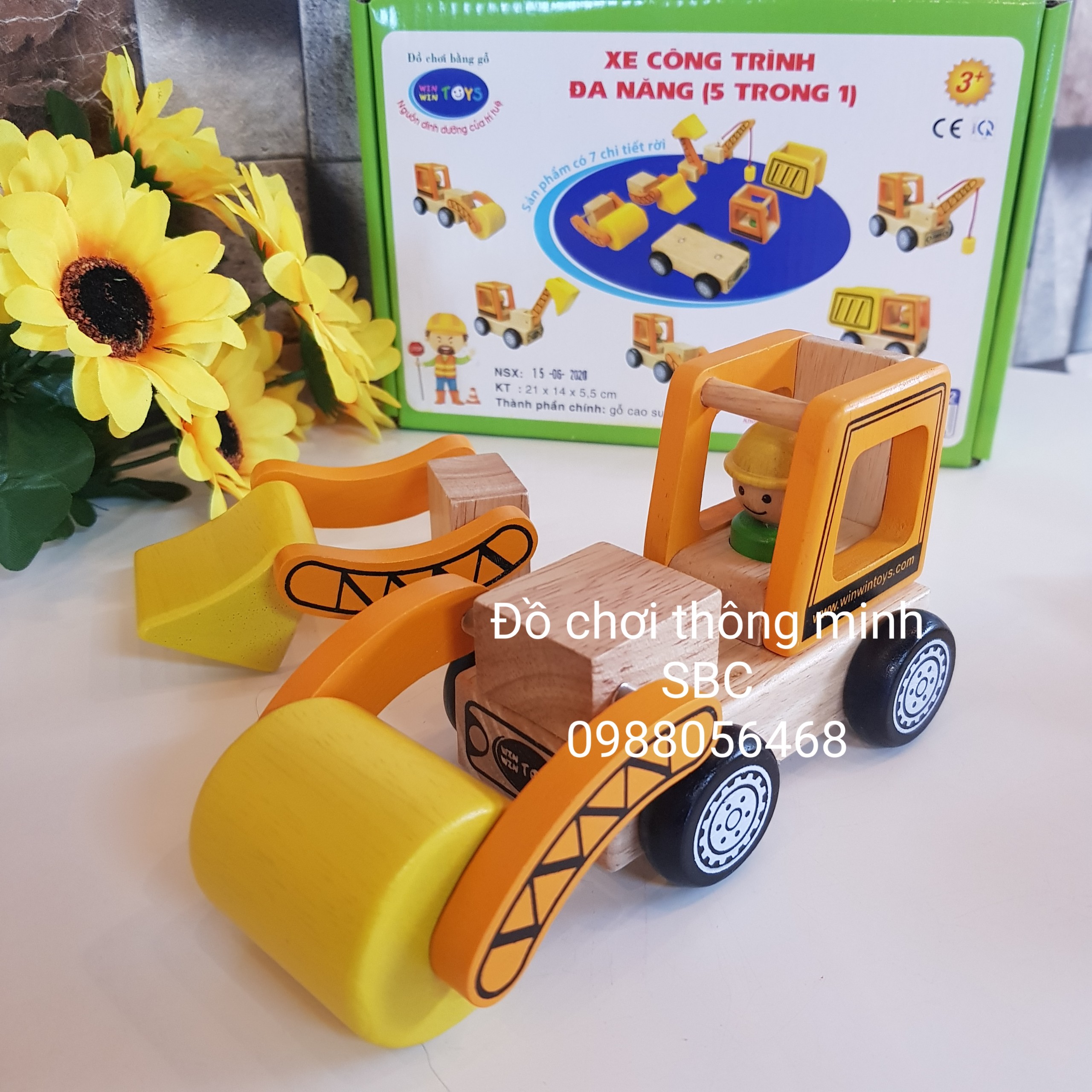 Xe công trình đa năng (5 trong 1) Winwintoys