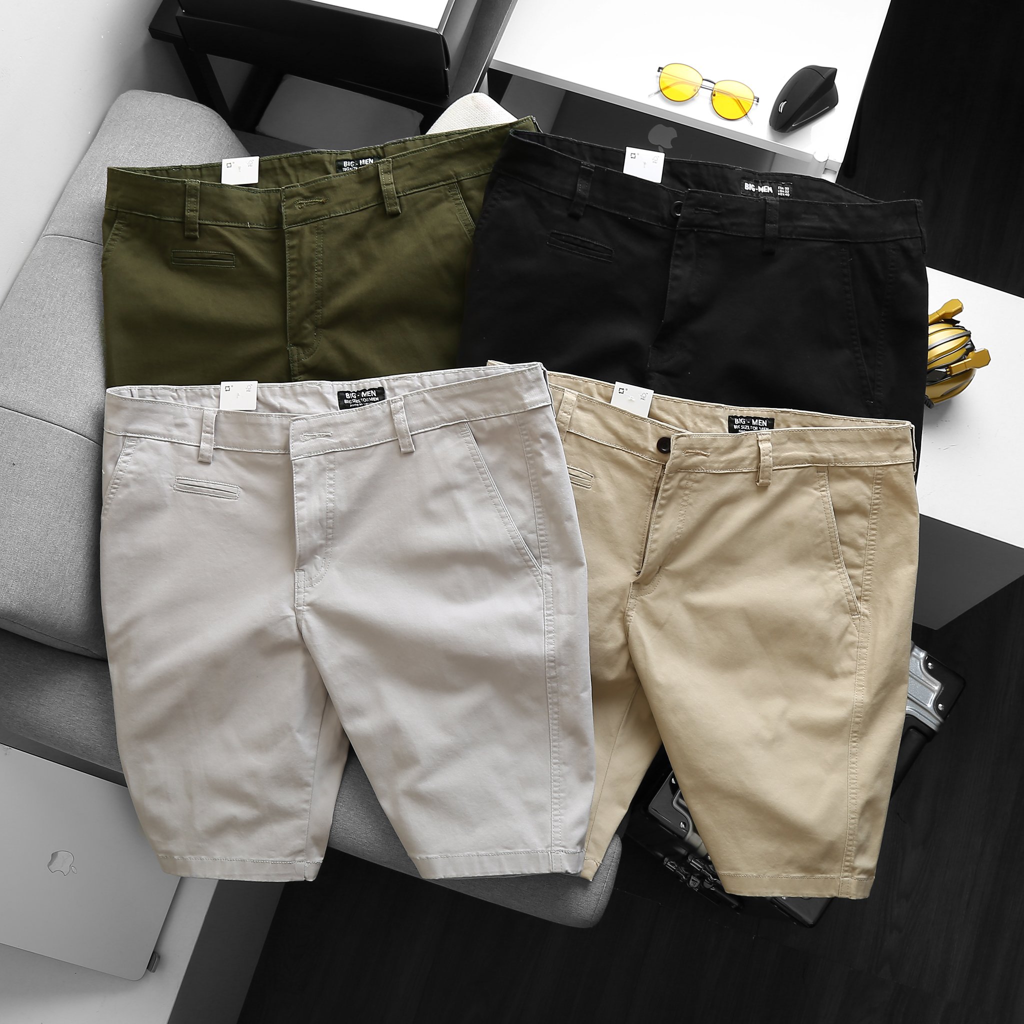 [BIGSIZE NAM] Quần short kaki bigsize nam nhiều màu