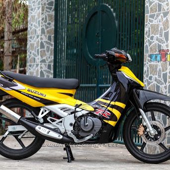 Tem Rời Suzuki Satria 2000 Vàng Đen