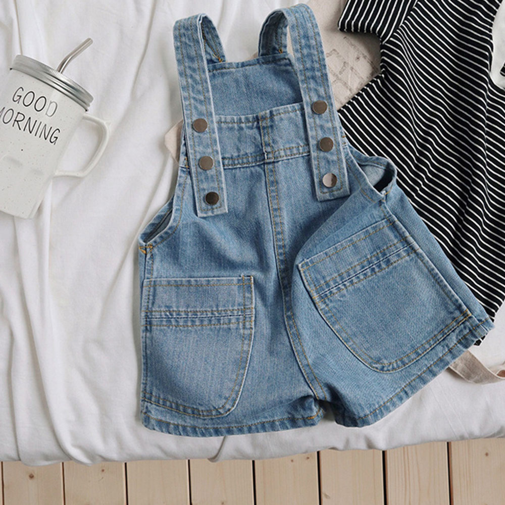 Bear Leader Baby Boy Solid Denim Overalls Child Jean Pants Infant Jumpsuit Children's Clothing Kids Overalls New Girls Outfits