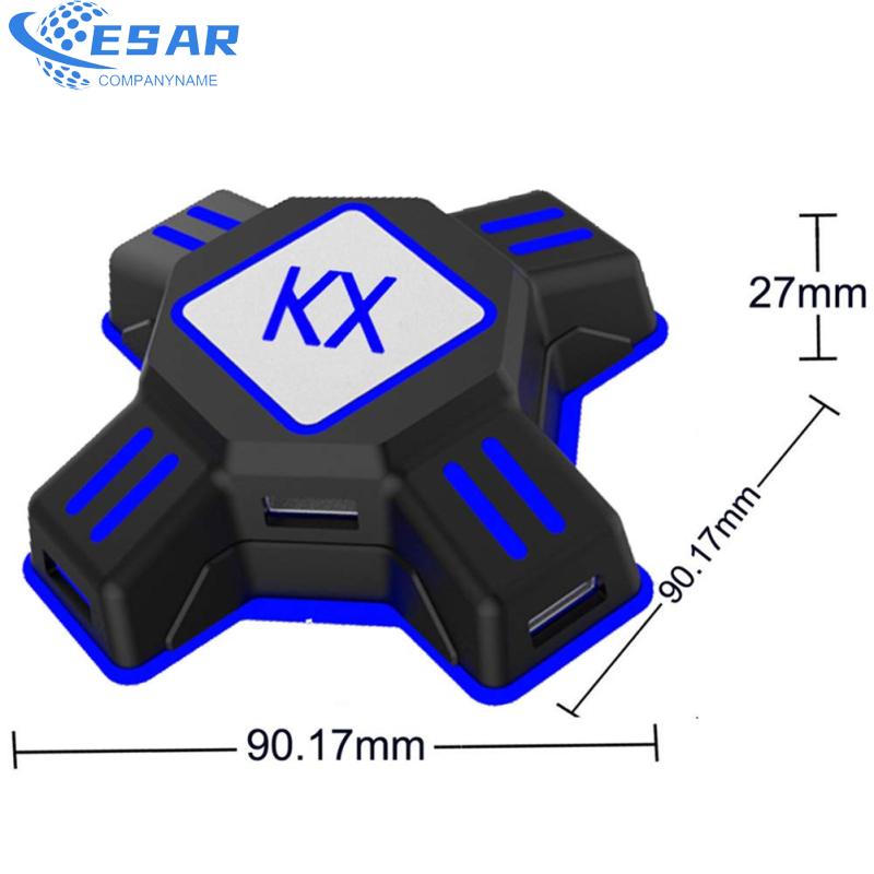 KX USB Game Controller Converter Keyboard Mouse Adapter for Switch/Xbox/PS4/PS3