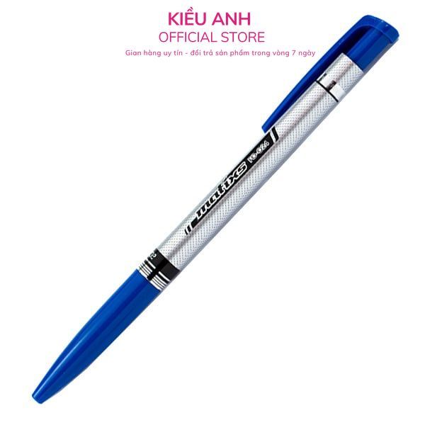 Combo 5/10/20 bút bi thiên long fo-024 ngòi 0.7mm mực xanh/đỏ/đen hệ dầu, đạt tiêu chuẩn an toàn châu âu